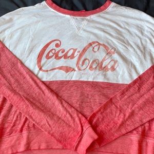 long sleeve coca-Cola shirt